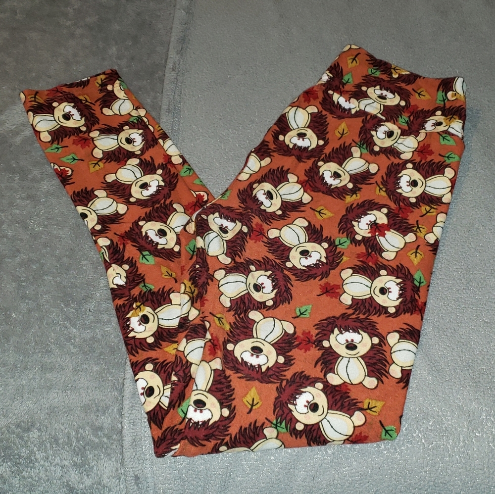 Adorable porcupine LLR leggings
